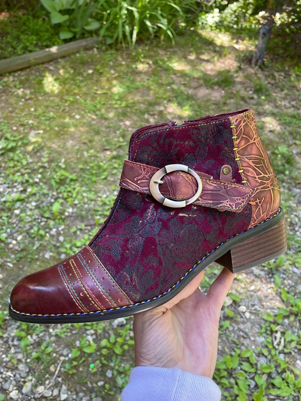 New Spring Step L'Artiste Georgiana Ankle Boots Size 39